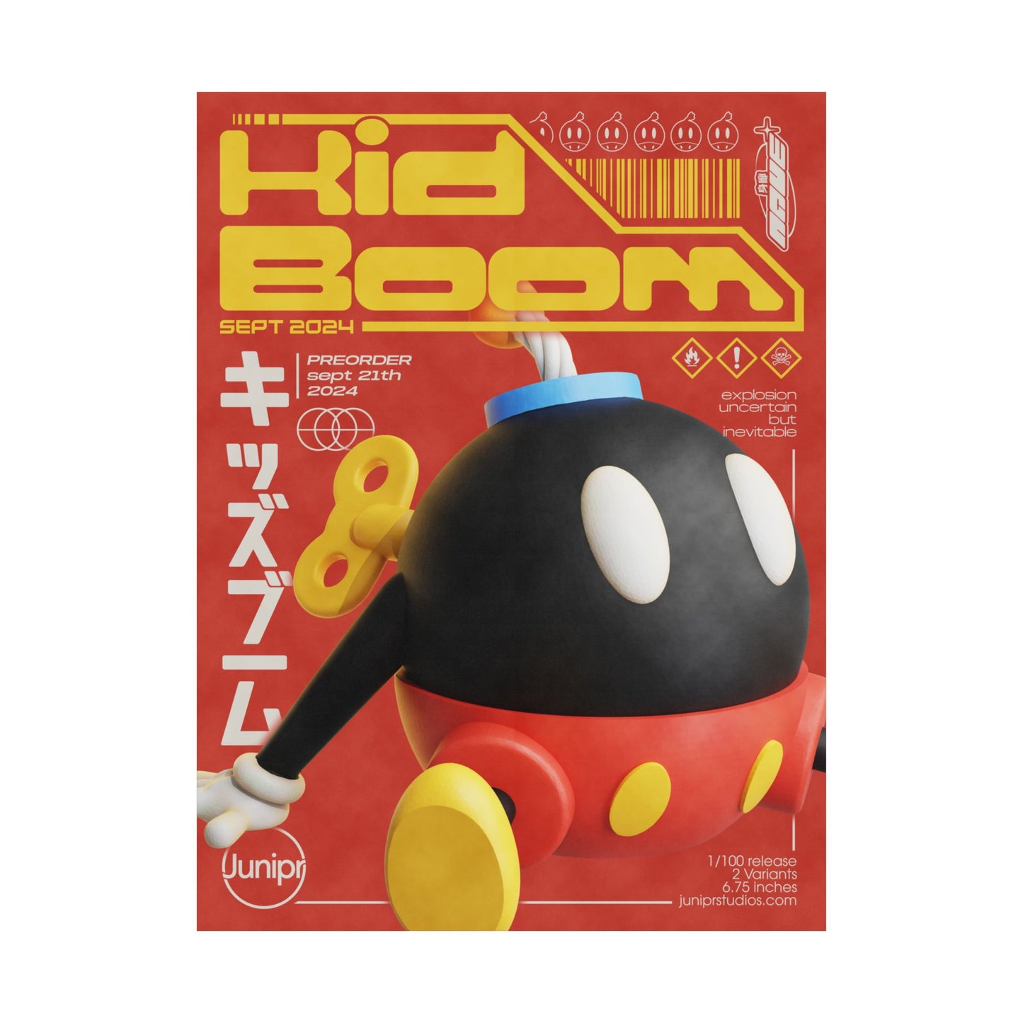 Kid-Boom Poster 18"x24"